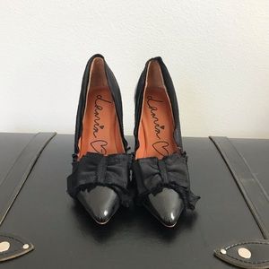 H&M x Lanvin Patin and Satin Ribbon Heels